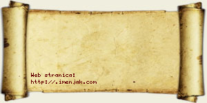 Danica Jovčić vizit kartica